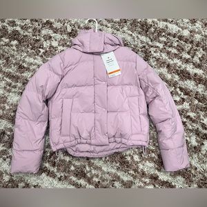 NWT lululemon Wunder puff cropped jacket size 4